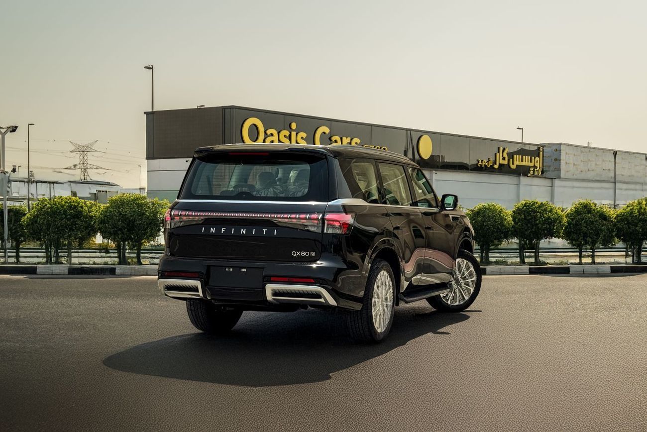 Infiniti QX80 Sensory Bench Chairs 3.5L Sensory 2025 Brand New GCC For Export Only 3.5L Twin Turbo