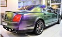 بنتلي كونتيننتال فلاينج سبر ONLY 47000 KM 2006 Model V12 !! in Chameleon Color! GCC Specs