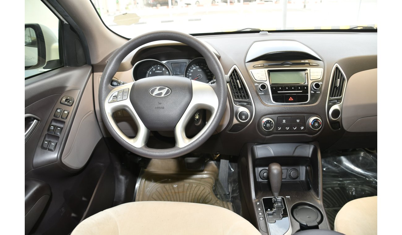 Hyundai Tucson 2014 WHITE GCC NO PAIN NO ACCIDENT PERFECT