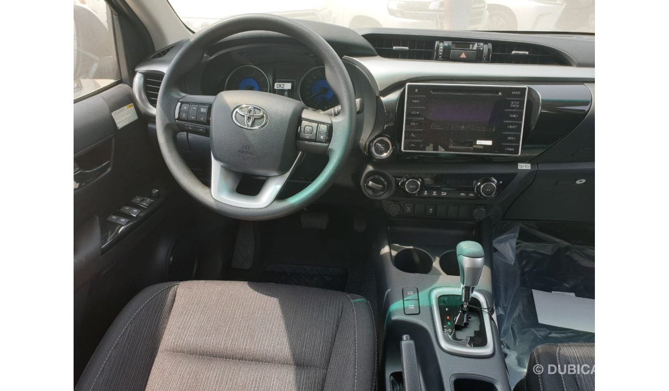 تويوتا هيلوكس 2019 TOYOTA HILUX 2.4L DIESEL AT (4X4) WITH PUSH START AND DIGITAL AC