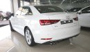 Audi A3 2018, GCC Specs with 3Yrs or 105K km Warranty and 45K km Free Service at Al Nabooda