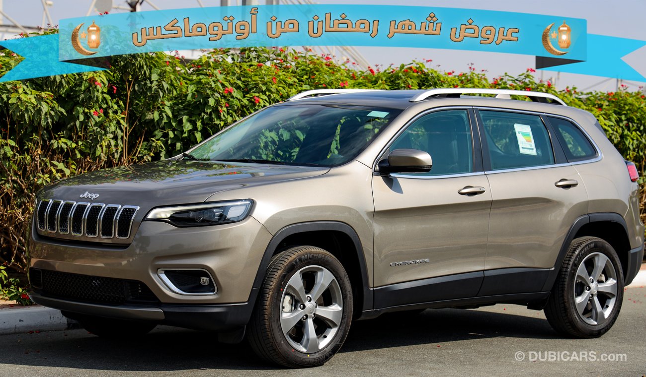 Jeep Cherokee 2020 LIMITED 3.2L V6 , W/ 3 Yrs or 60K km Warranty