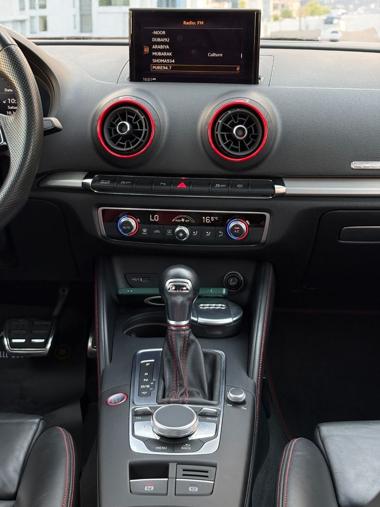 Audi S3 TFSI quattro 2.0L AUDI S3 2.0L TFSI QUATTRO A/T | 2018 | GCC SPECS | AED 2,870 per month