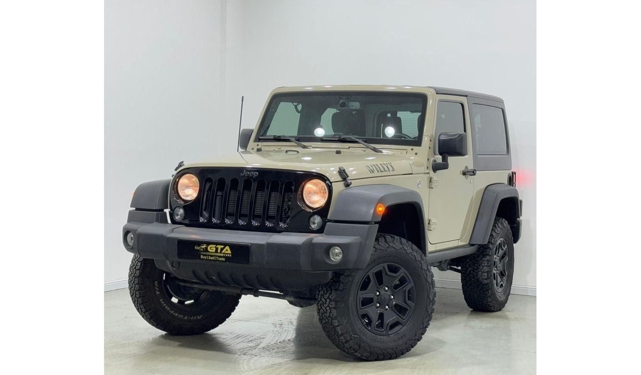 Jeep Wrangler Willys Wheeler 3.6L A/T (3 Door) 2017 Jeep Wrangler Willys Wheelers, Full Jeep Service His