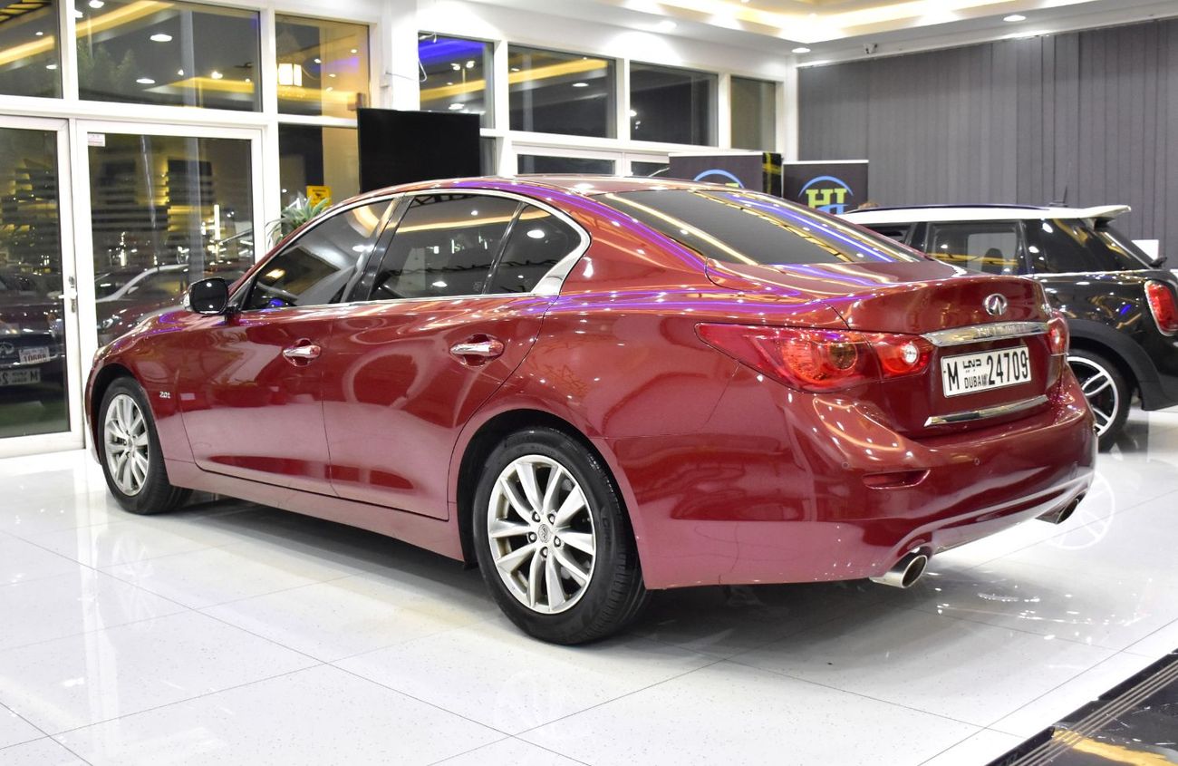 إنفينيتي Q50 EXCELLENT DEAL for our Infiniti Q50 2.0t ( 2016 Model ) in Red Color GCC Specs
