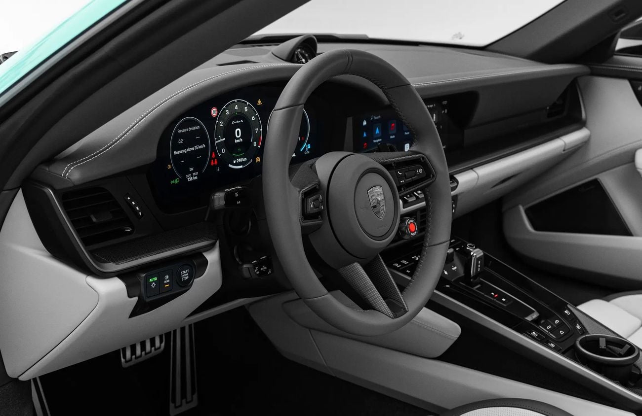 بورش 911 3.7L F6 Turbocharged Engine + T-Hybrid
