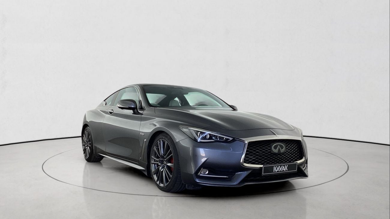 Infiniti Q60 Red Sport | upto AED 20,000 Ramadan Discount | Guaranteed Warranty | 0 Down Payment
