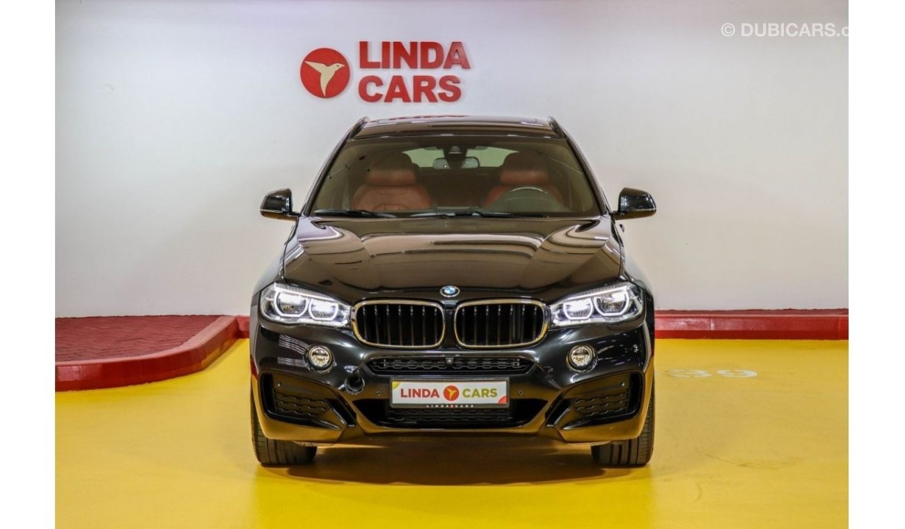 BMW X6 RESERVED ||| BMW X6 X-Drive 35i M-Kit 2018 GCC under Agency Warranty with Flexible Down-Payment.