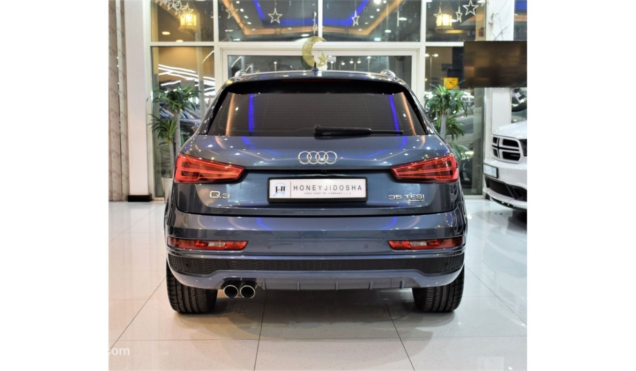 Audi Q3 EXCELLENT DEAL for our Audi Q3 S-Line 35TFSi 2018 Model!! in Blue Color! GCC Specs