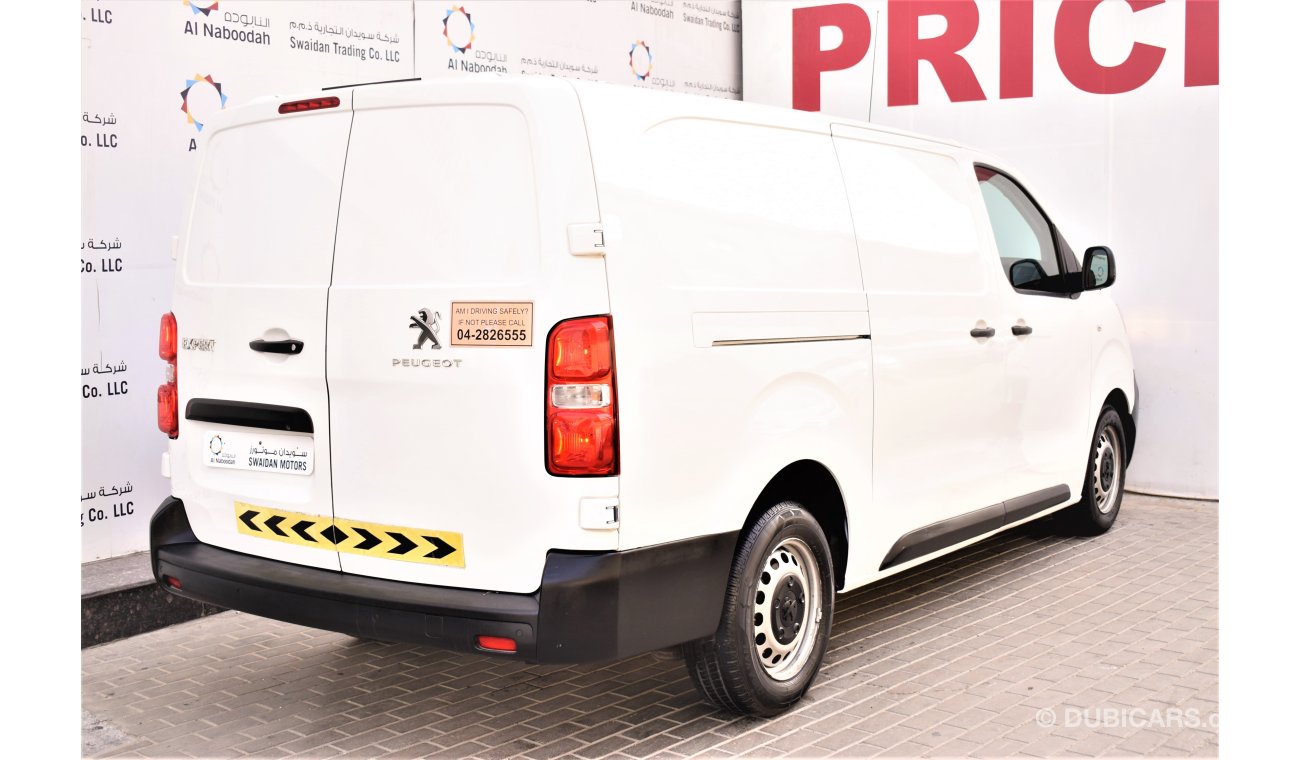 Peugeot Expert AED 1174 PM | 0% DP | 2.0L LG GCC WARRANTY