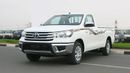 تويوتا هيلوكس Toyota Hilux 2024 Single Cab 2.4L Diesel Transmission Manual 5 Cargo Hooks White outside Black insid