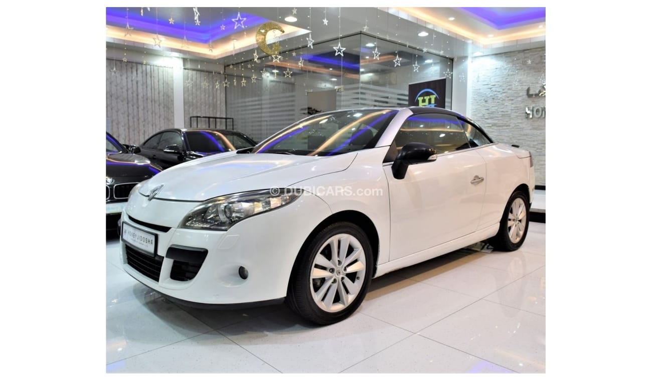 Renault Megane VERY LOW MILEAGE! Renault Megane Convertible 2012 Model!! in White Color! GCC Specs