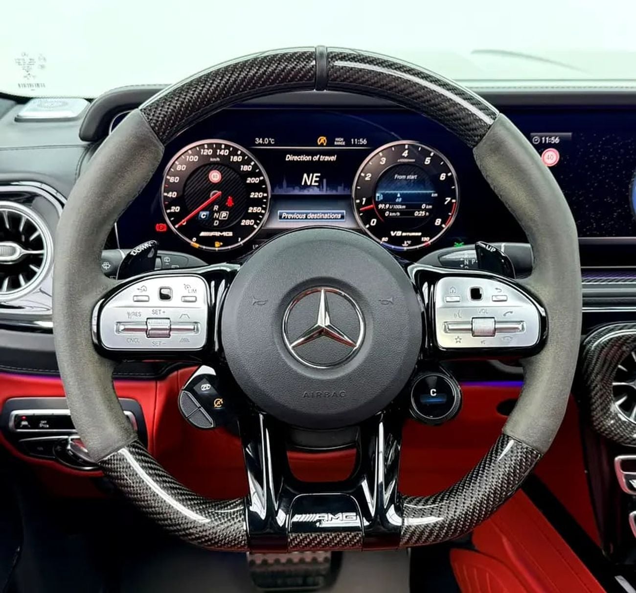 Mercedes Benz G63 AMG G63 With Brabus G800 Kit, Warranty, Full MB Service History, Fully Loaded, GCC