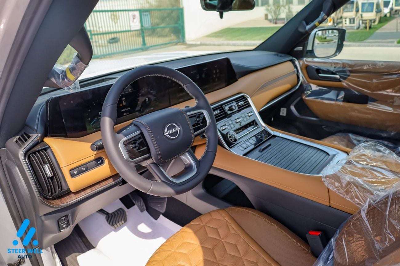 Nissan Patrol LE PLATINUM CITY 2026 GCC 3.5L Twin Turbo V6 | AWD | 9-Speed AT | 8 Seater | Height Contrl | Export Only