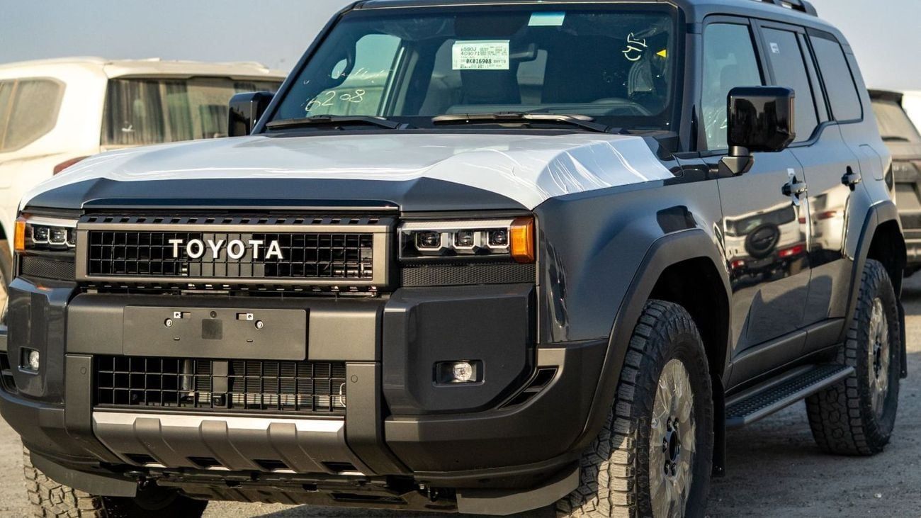 Toyota Prado 2.4L Adventure Turbocharged 4-cylinder petrol. Automatic. Four Wheel Drive. 7 Seats. 5 Door