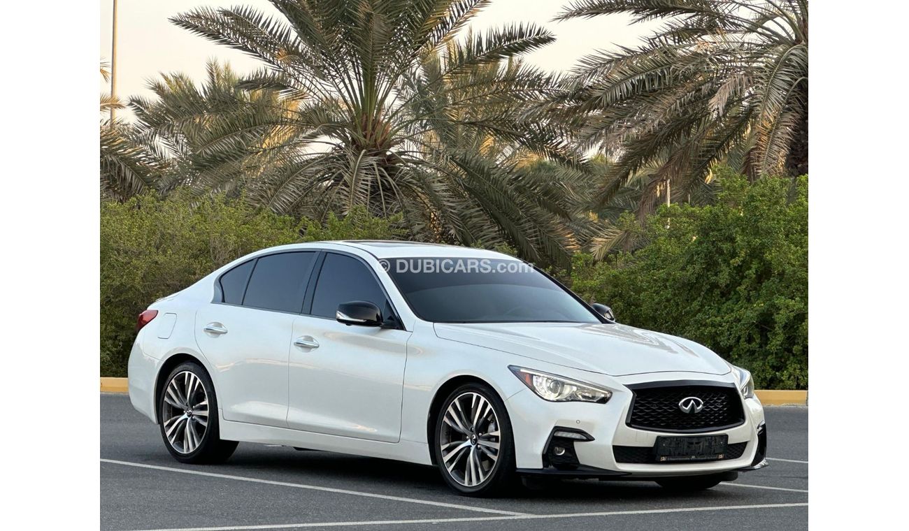 Infiniti Q50 2023 Q-50 S V6 GCC// 3 YEARS WARRANTY AND SERVICE CONTRACT// ORGINAL PAINT// 2KEYS