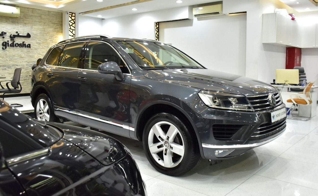 Volkswagen Touareg EXCELLENT DEAL for our Volkswagen Touareg ( 2016 Model ) in Grey Color GCC Specs