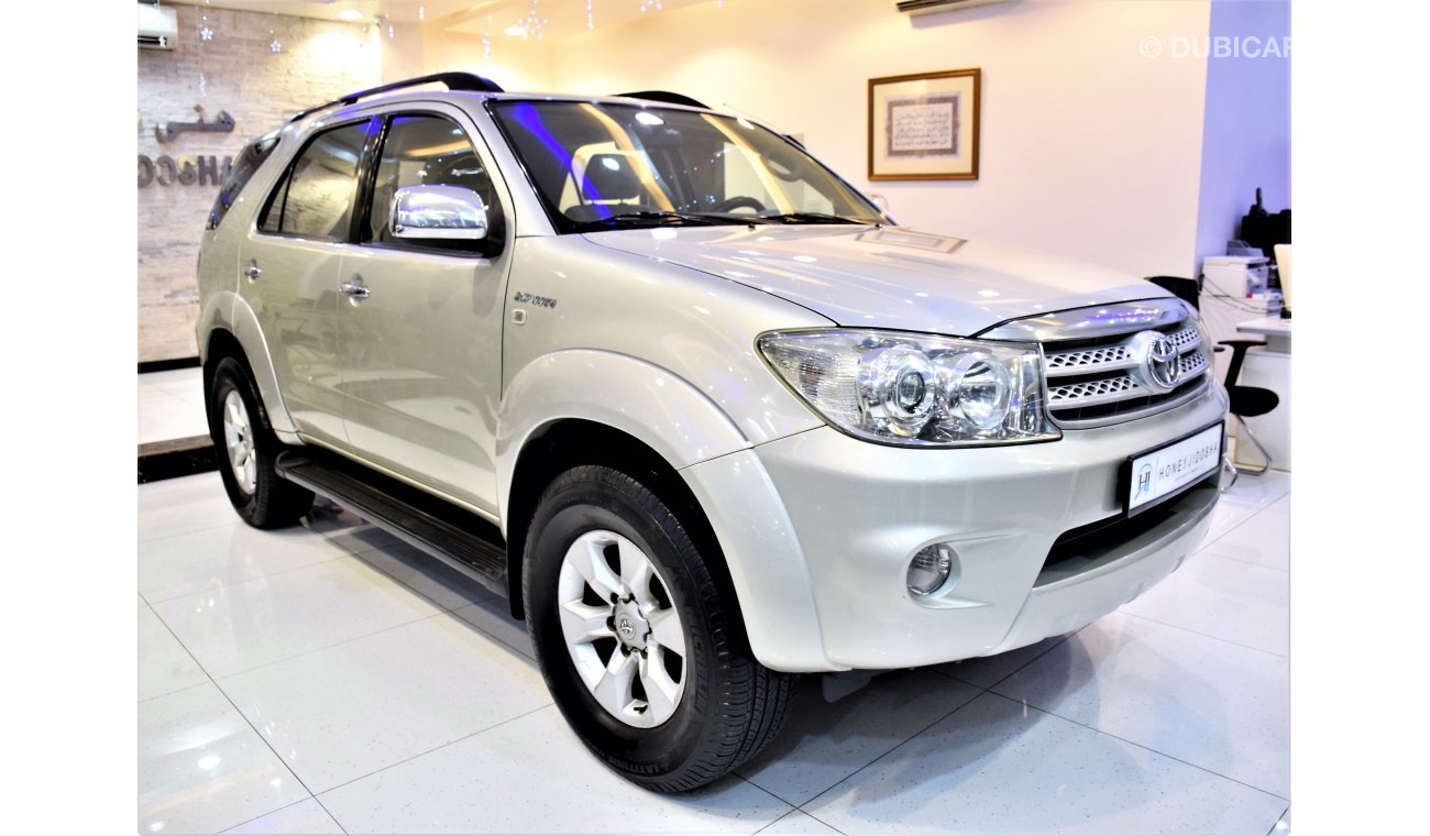 Toyota Fortuner AMAZING FAMILY CAR  SR5 2009 Model GCC Specs