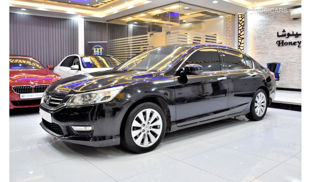 Honda Accord EXCELLENT DEAL for our Honda Accord 3.5 V6 ( 2013 Model ) in Black Color GCC Specs