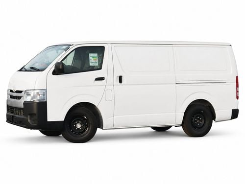 تويوتا هاياس DX ECTAI0031– 2026 Toyota Hiace Cargo Van – Low Roof – Old Shape – 2.5L Diesel Manual – White