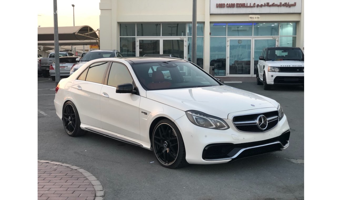 Mercedes-Benz E 63 AMG MERCEDES BENZ E63 AMG model 2014 car prefect condition full option panoramic roof leather seats navi