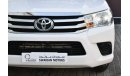 Toyota Hilux AED 1039 PM | 2.7L MT DC 2WD GCC DEALER WARRANTY