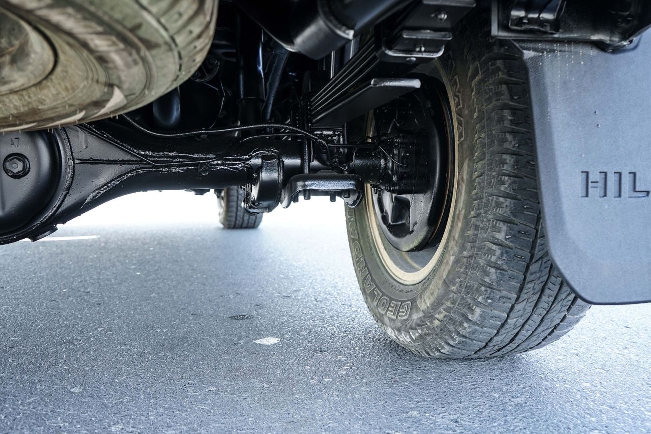 تويوتا هيلوكس The Toyota Hilux is a famously tough and versatile pickup truck, known for its rugged reliability an