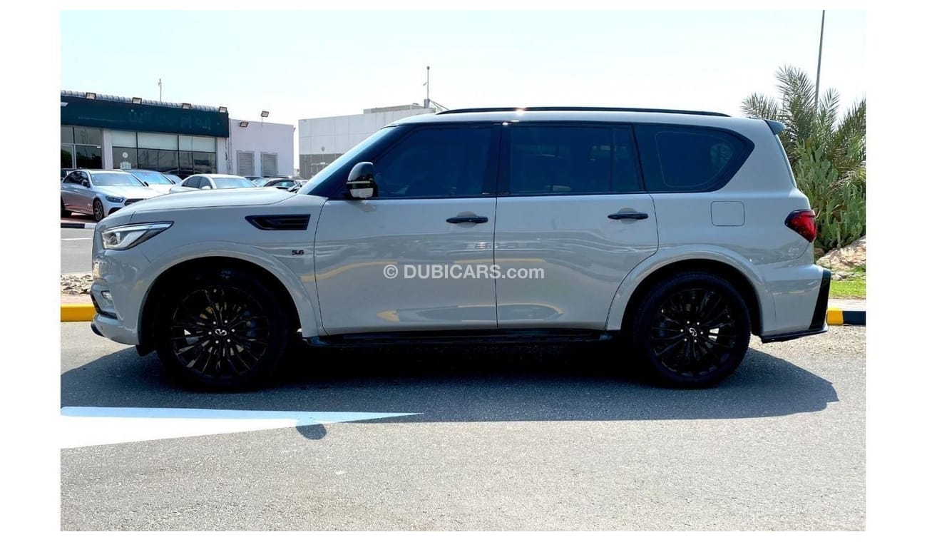 Infiniti QX80 GCC 2019 Nardo Grey Unique Interior Design by MBS