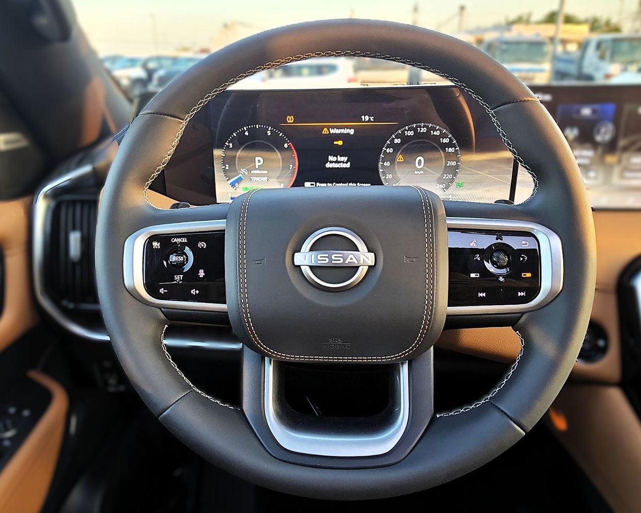 نيسان باترول Nissan Patrol LE Platinum City 3.5l Twin turbo petrol A/T 4WD SUV Black Color Inside Tan GCC 2026 Mo