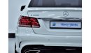 مرسيدس بنز E 500 EXCELLENT DEAL for our Mercedes Benz E500 ( 2016 Model ) in White Color GCC Specs