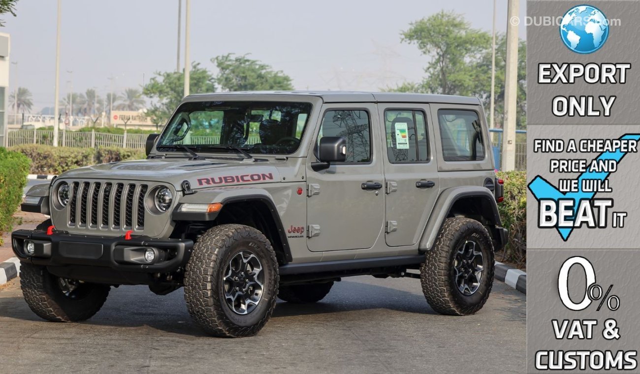 جيب رانجلر Unlimited Rubicon 3.6L V6 , Winter package , GCC 2023 , 0Km , (ONLY FOR EXPORT)