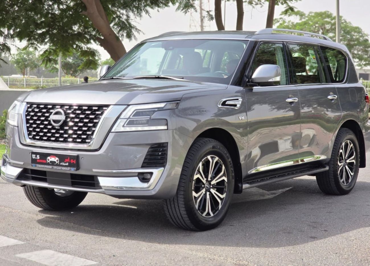 Nissan Patrol LE Titanium 5.6L 2022 GCC LOW MILEAGE SINGLE OWNER IN MINT CONDITION