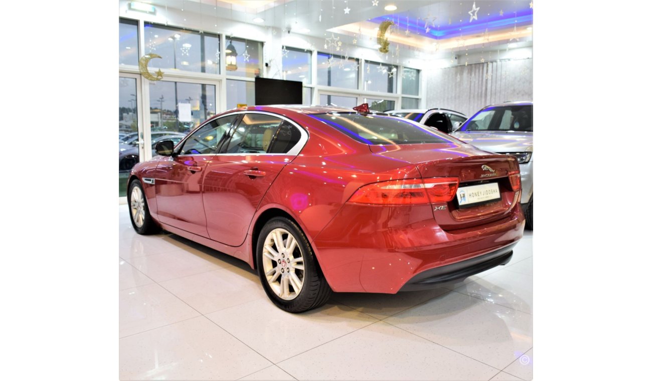 Jaguar XE ORIGINAL PAINT ( صبغ وكاله ) Jaguar XE 20t 2016 Model!! in Red Color! GCC Specs