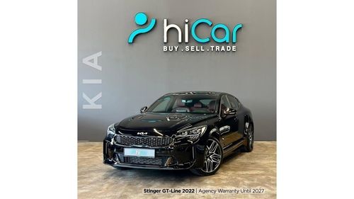 Kia Stinger Full Option AED 1,840 pm • 0% Downpayment • GT-Line • Agency Warranty