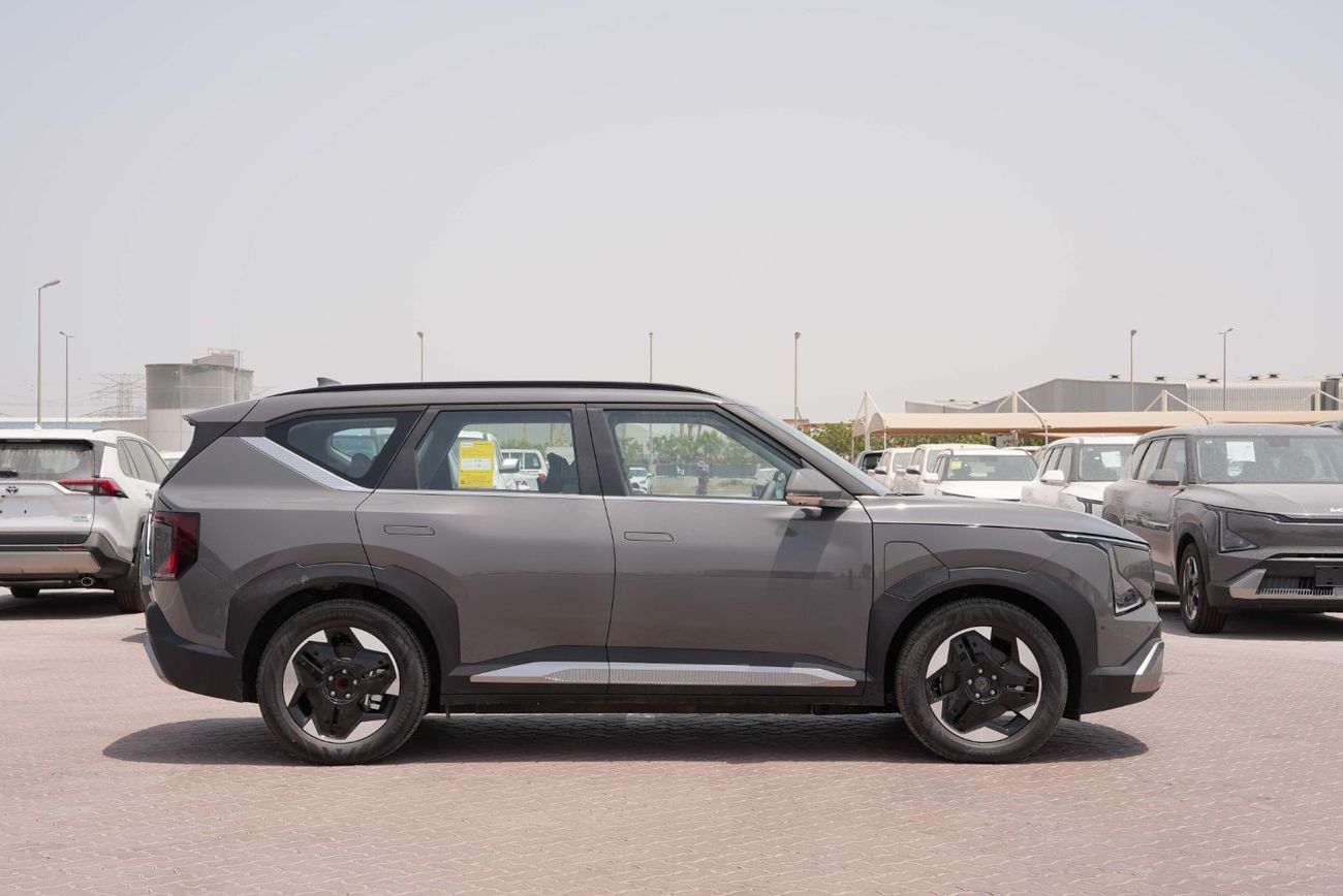 كيا EV5 2024 KIA EV5 LAND 530 - رمادي من الداخل أسود وأزرق | للتصدير فقط