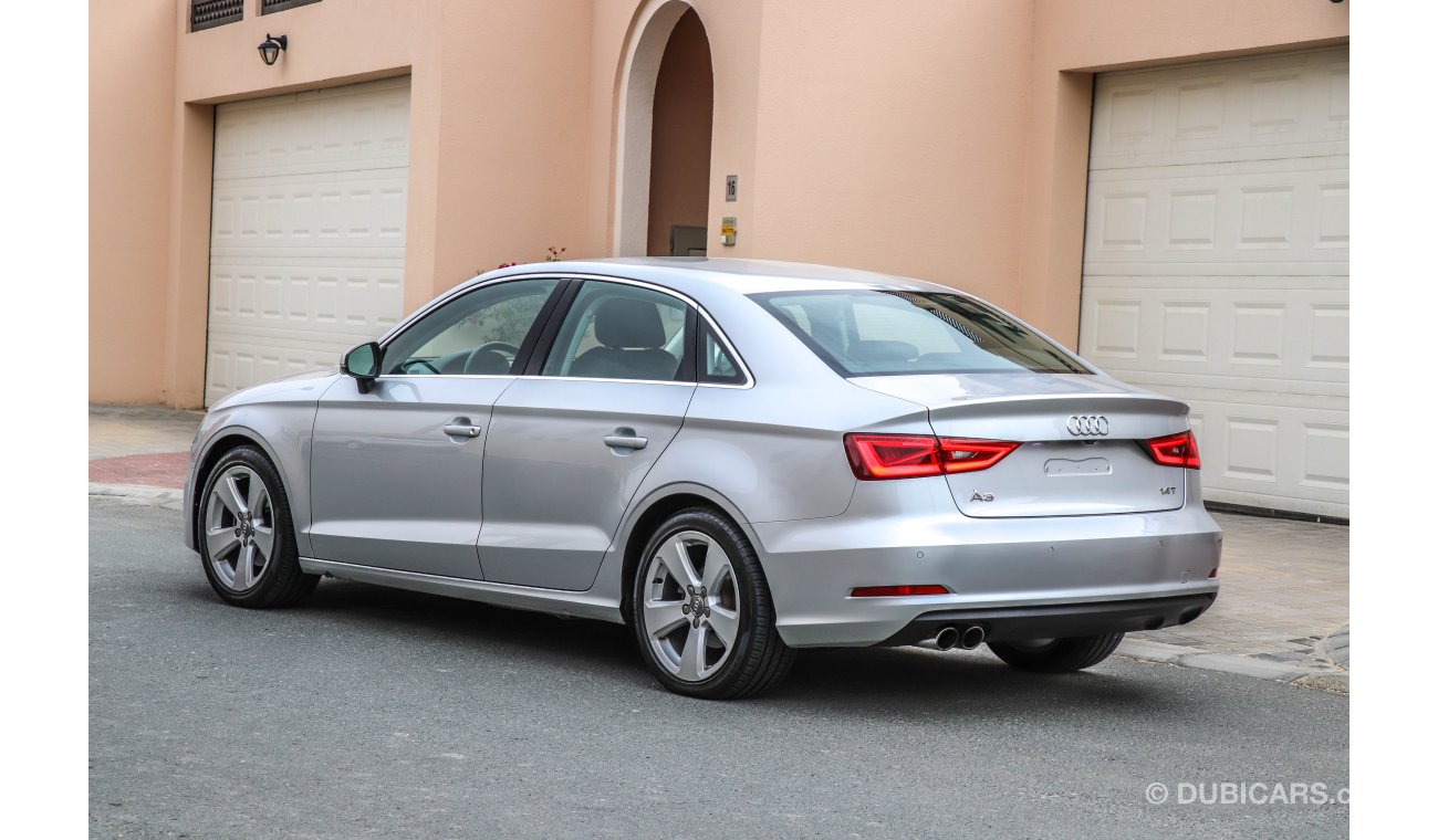 Audi A3 35TFSI 2016 GCC under Warranty with Zero Down-Payment.