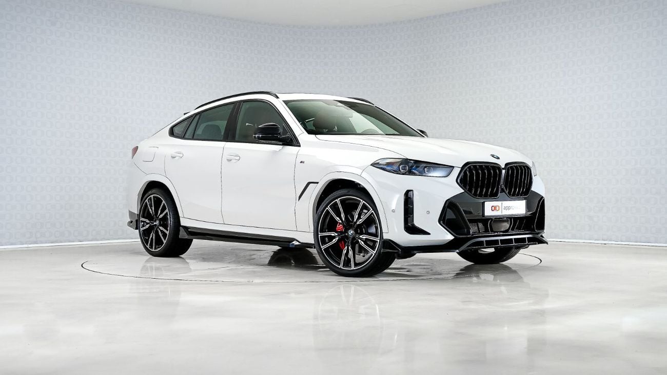 بي أم دبليو X6 40i M Sport 3.0L xDrive40i | AED 5,713 PM | Warranty - Service 2028 | GCC