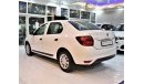 رينو سيمبول EXCELLENT DEAL for our Renault Symbol 2021 Model!! in White Color! GCC Specs