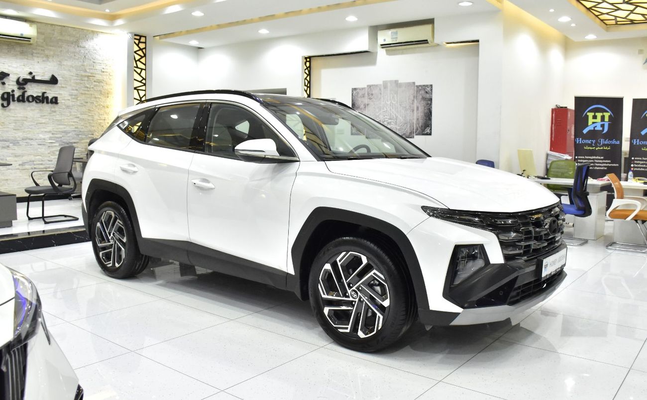 هيونداي توسون EXCELLENT DEAL for our Hyundai Tucson 1.6L Turbo ( 2025 Model ) in White Color European Specs
