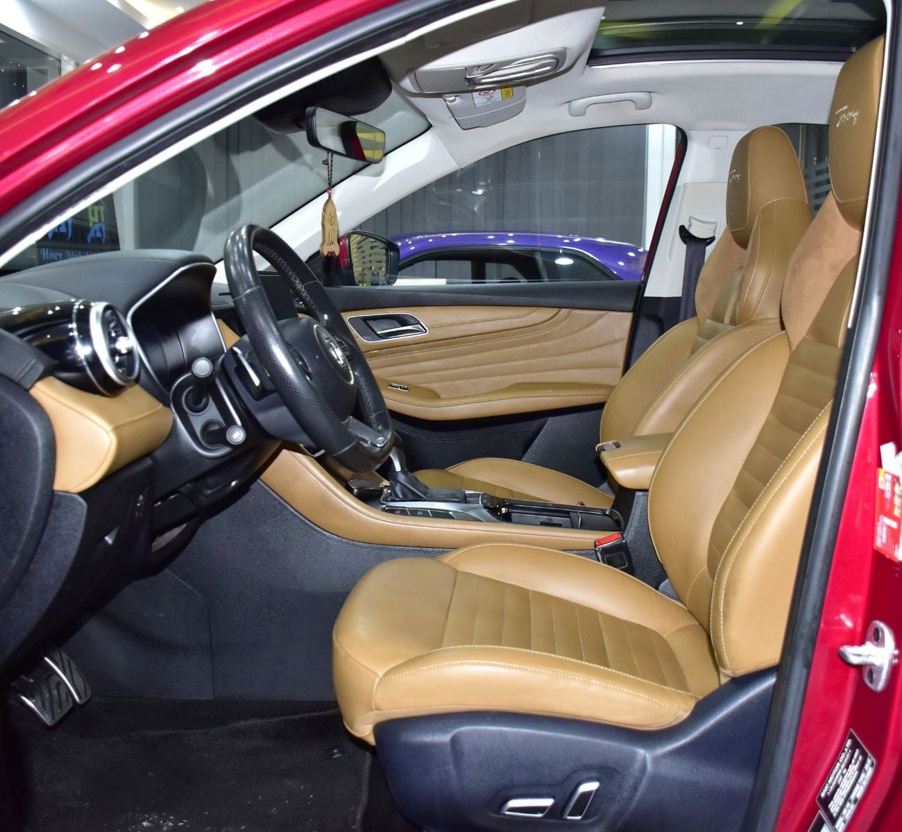MG HS LUXURY EXCELLENT DEAL for our MG HS Trophy AWD 30T ( 2020 Model ) in Red Color GCC Specs