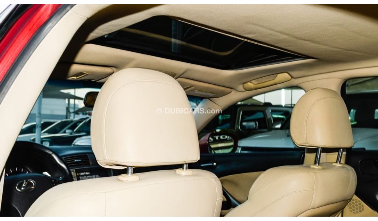 لكزس IS 300 خليجي موديل 2008 كت 2014 رقم واحد فتحه جلد رنجات حساسات كاميرا شاشه  مثبت سرعه  لاتحتاج لأي مصاريف