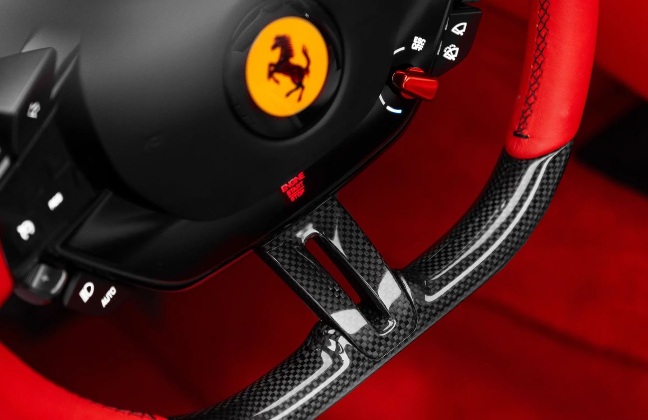 Ferrari Roma 3.9L V8 Twin-Turbocharged Engine