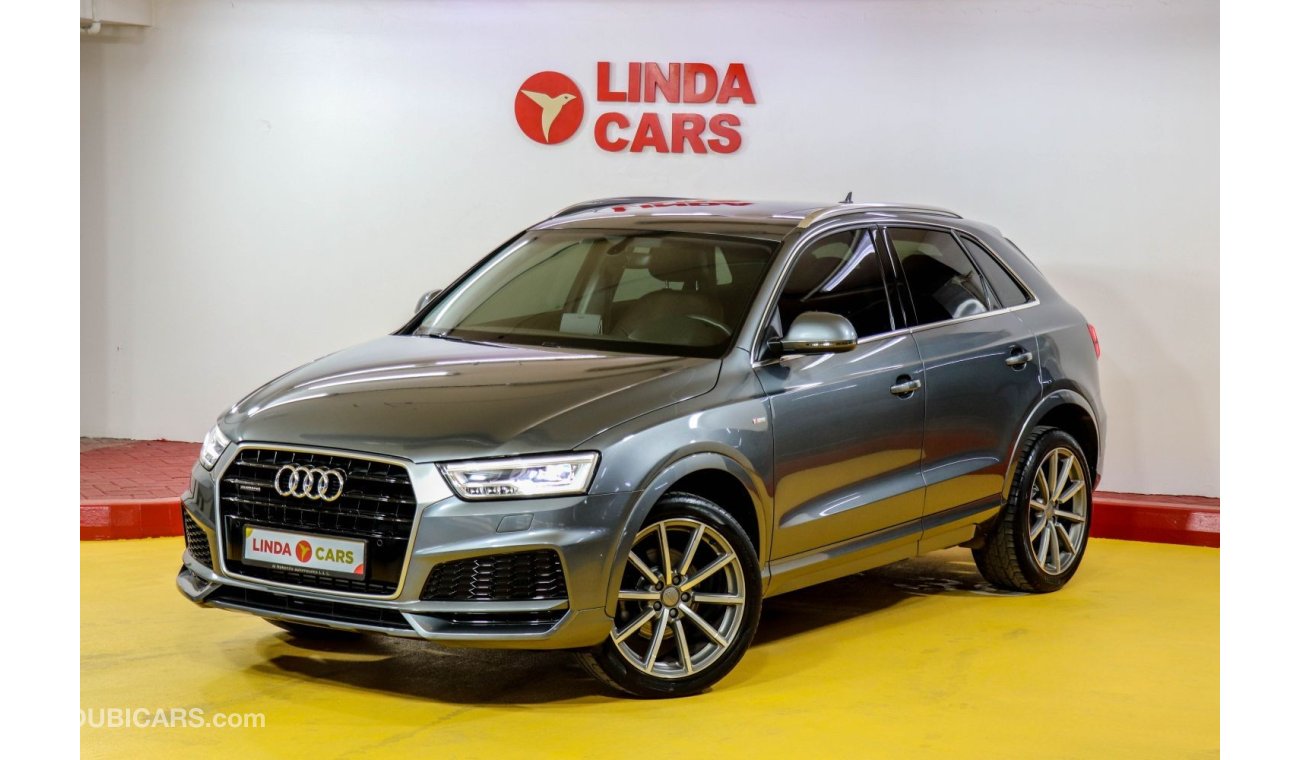 أودي Q3 RESERVED ||| Audi Q3 S-line 2018 GCC under Warranty Agency with Zero Down-Payment.