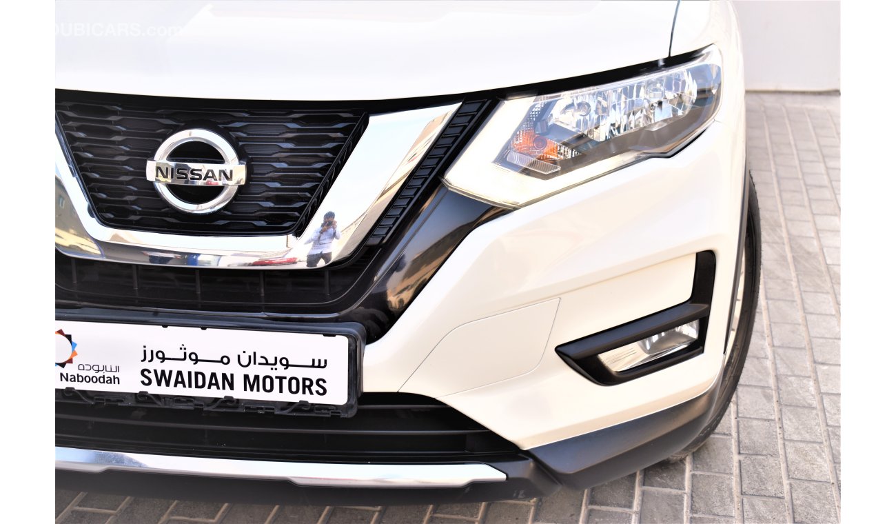 Nissan X-Trail AED 1762 PM | 2.5L S 4WD GCC WARRANTY