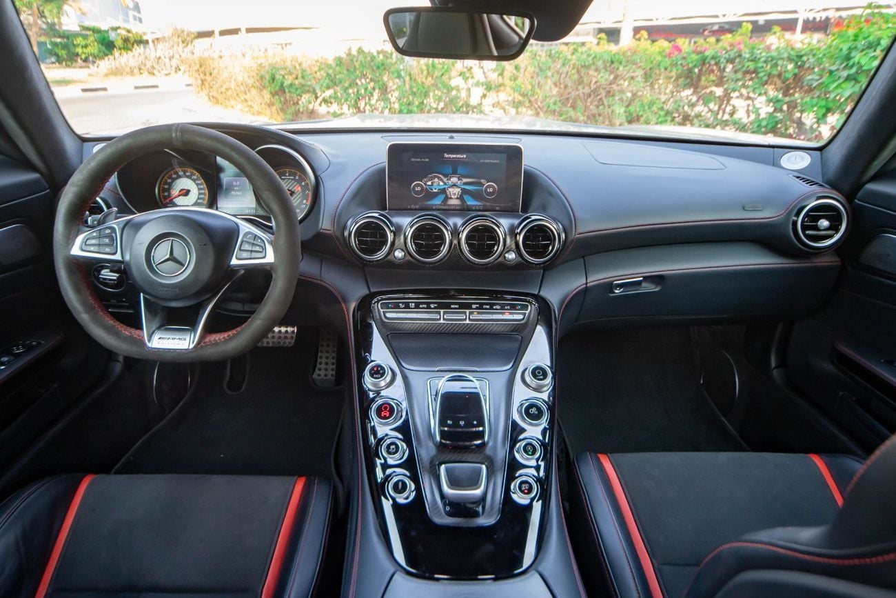 Mercedes-Benz AMG GT S Mercedes AMG GT S 2016 (GCC) in excellent condition, only 75,000 km. Powered by a 4.0L V8 Twin-Turbo