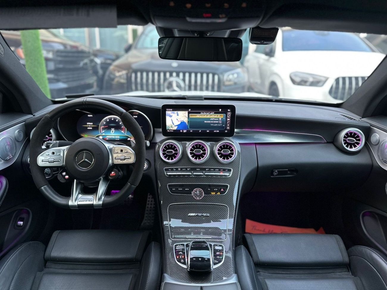 Mercedes-Benz C 63 S MERCEDES BENZ AMG C63s Coupe 2020 Korean Specs (Clean title) Recaro Seats 5 buttons full option Full