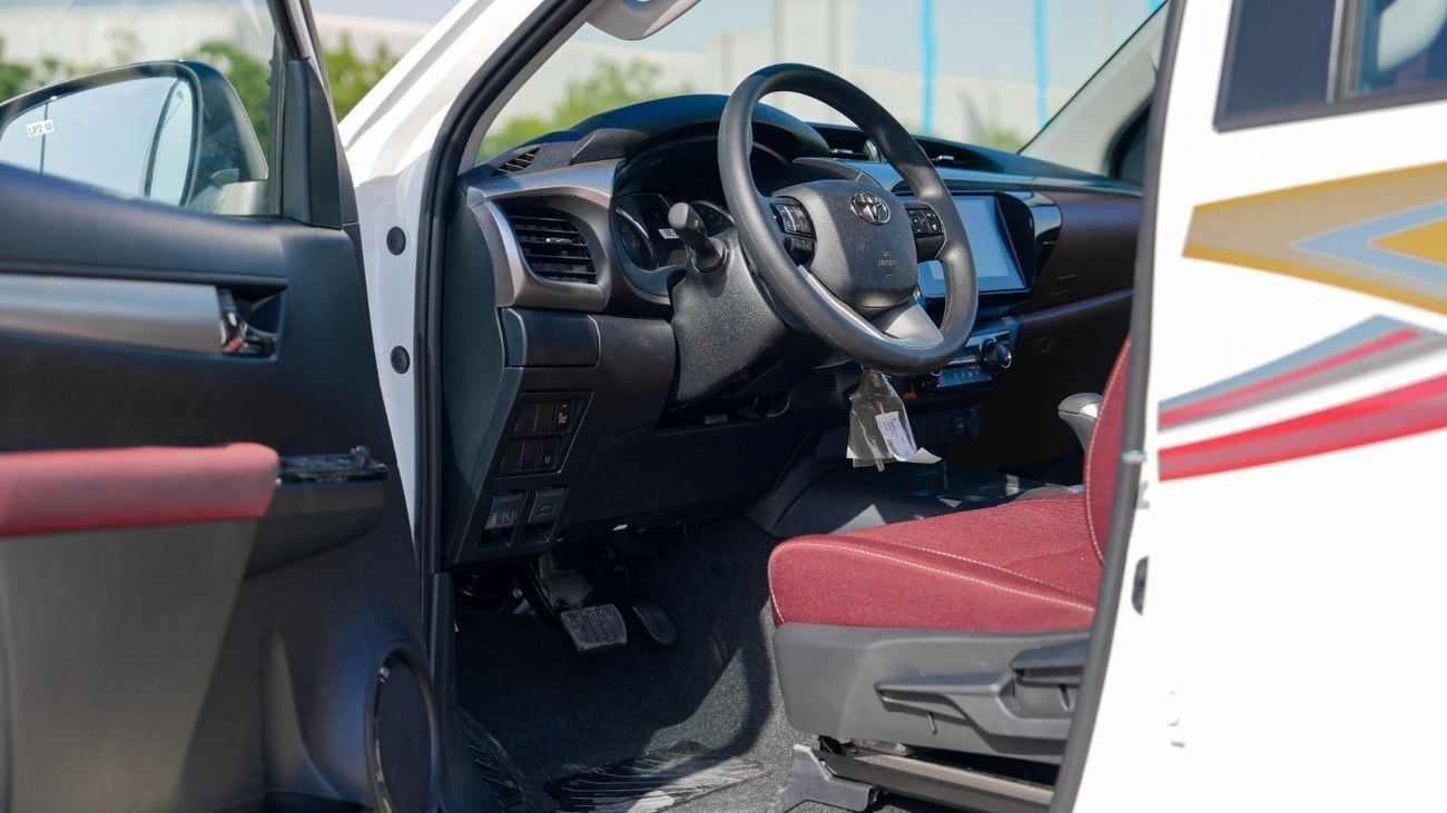 Toyota Hilux 2025 Toyota Hilux GLX 2.7 - White Inside Maroon | Export Only