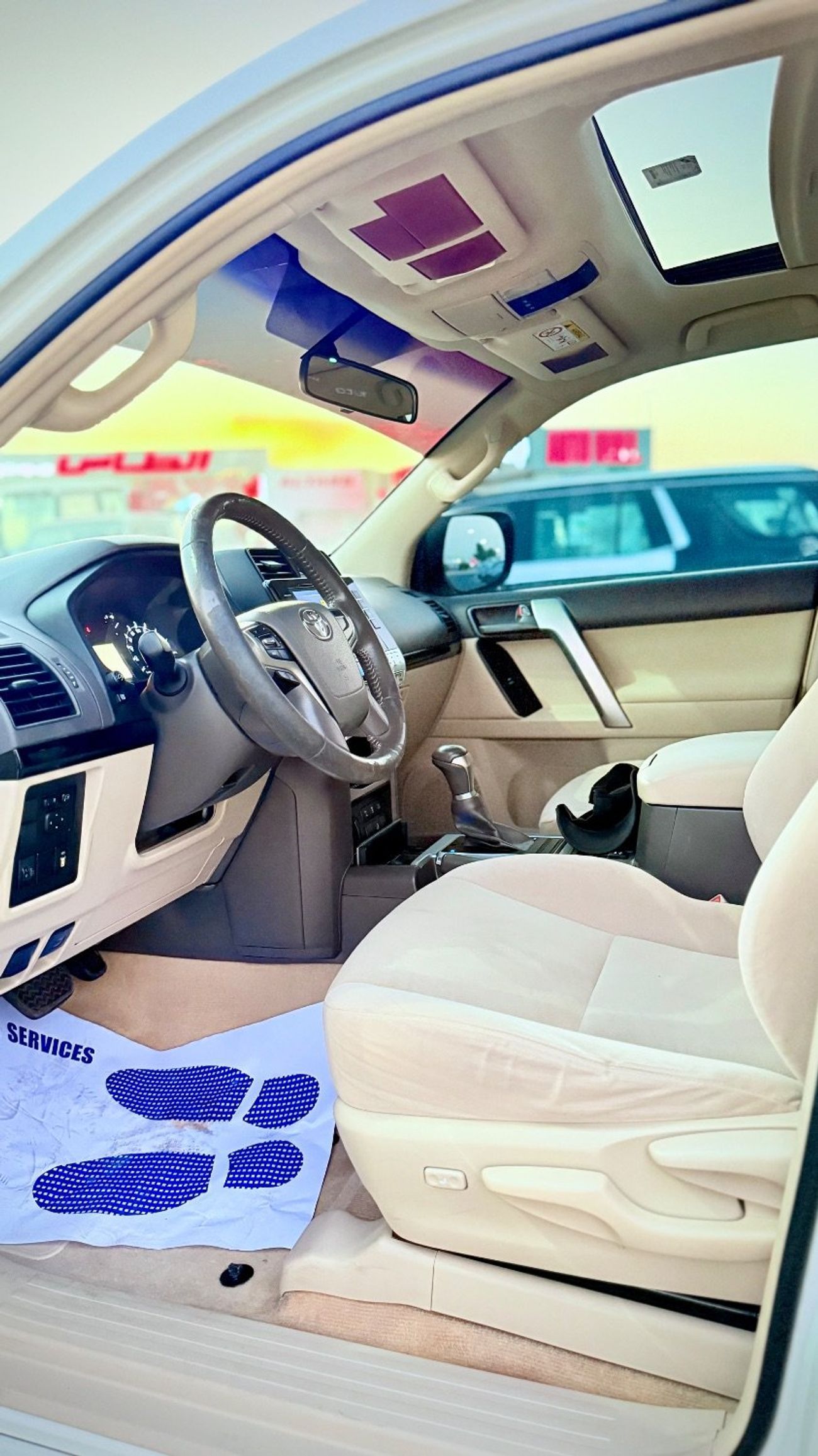 تويوتا برادو GXR 2018 V6 Full option Sunroof, Coolbox , Electric seats top of The Range