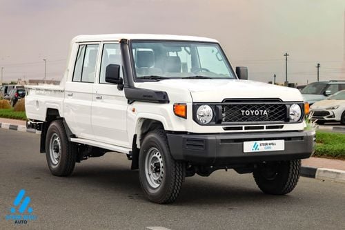 تويوتا لاند كروزر بيك آب Double-Cab LC 79 | 2.8L Turbo DSL | GCC Specs | 4WD MT | Heavy Duty | Export Ready