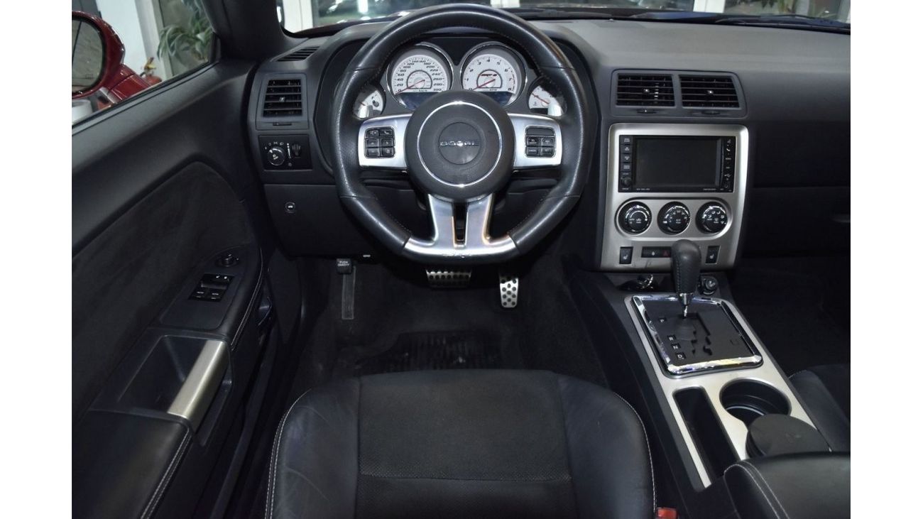 Dodge Challenger EXCELLENT DEAL for our Dodge Challenger SRT8 392 HEMI ( 2012 Model ) in Red Color GCC Specs